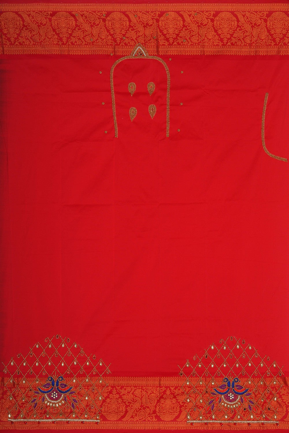 Image of Purple South Silk Saree