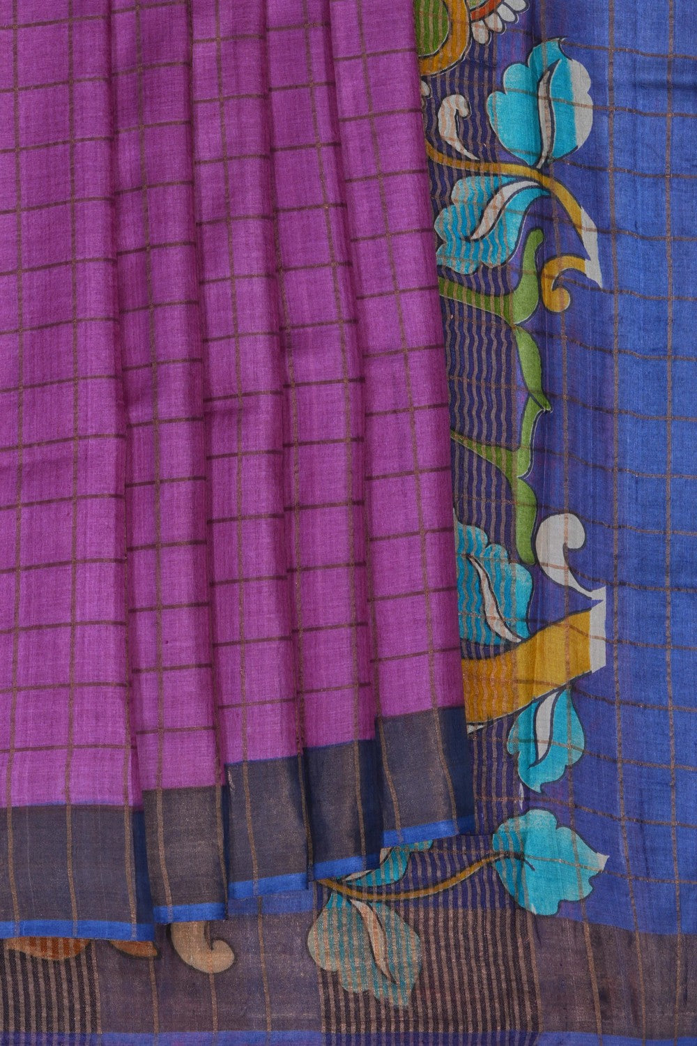 Image of A Beautiful Desi Tussar Saree
