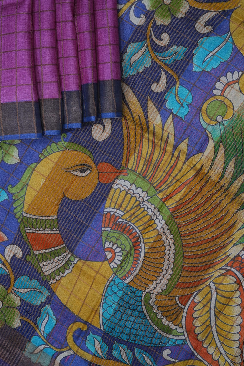 Image of A Beautiful Desi Tussar Saree