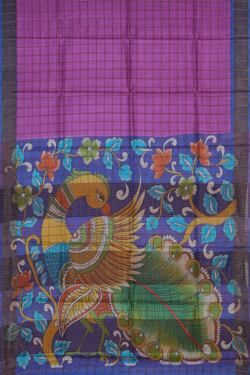Image of A Beautiful Desi Tussar Saree