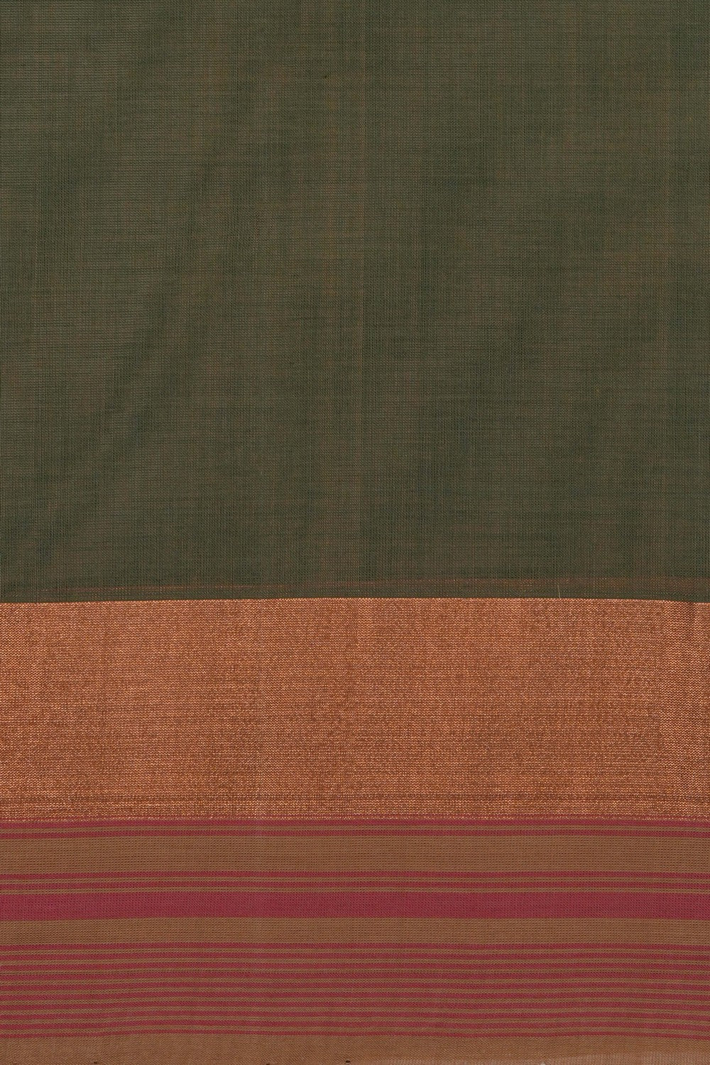 Image of Teal Blue South Cotton Saree