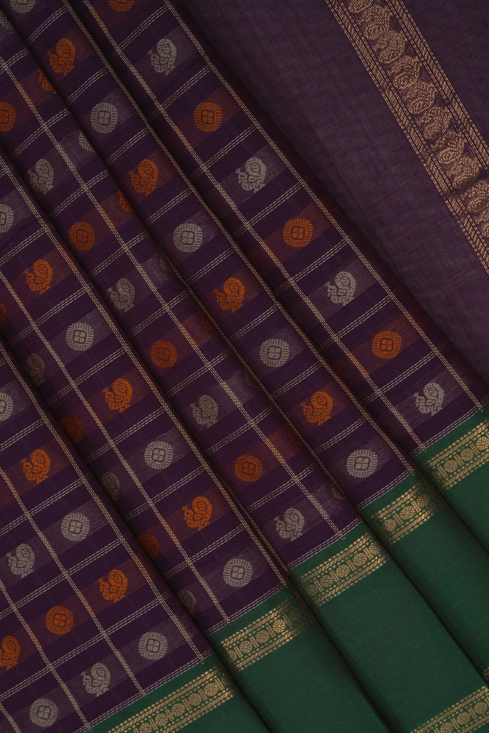 Image of Violet South Cotton Saree