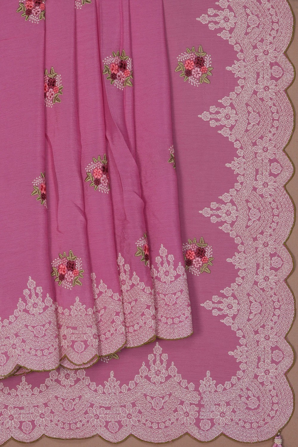 Image of Modern Embroidery Saree