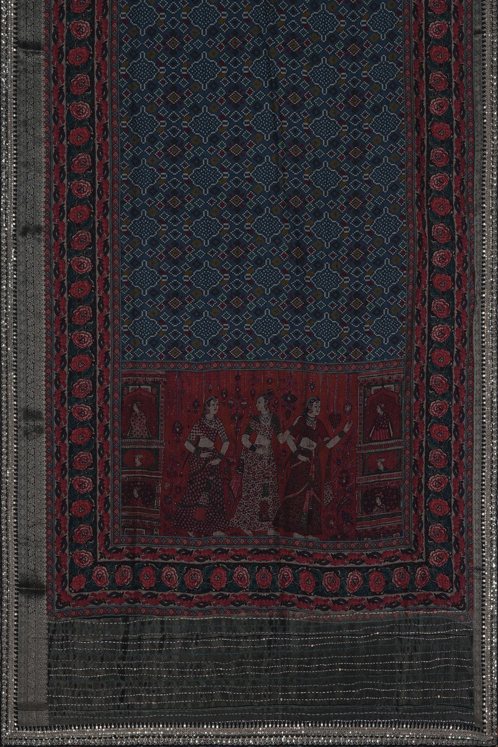 Image of Modern Aesthetic Silk Saree
