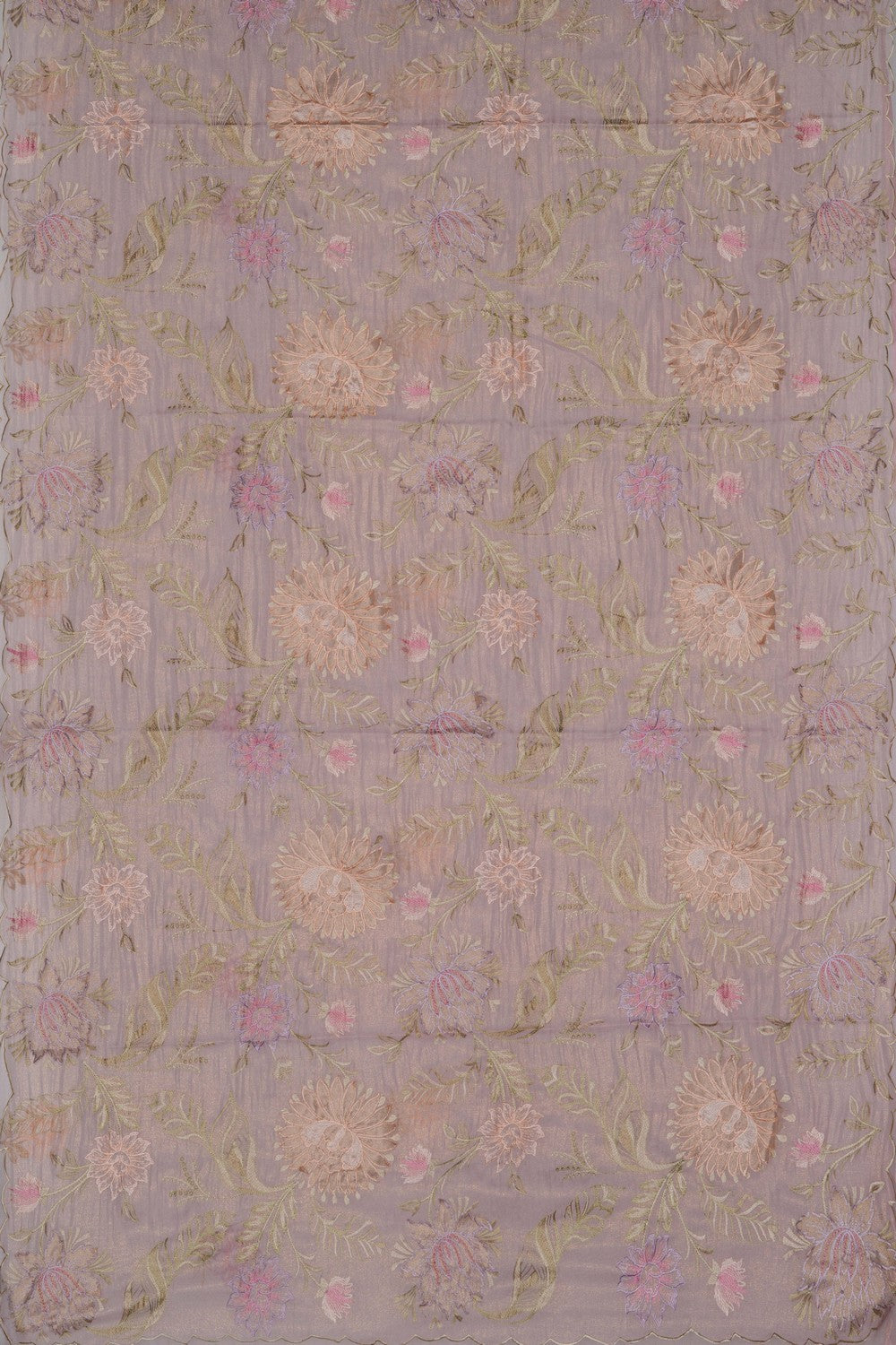 Image of Skillfully Embroidered Appliqué Onto The Drape