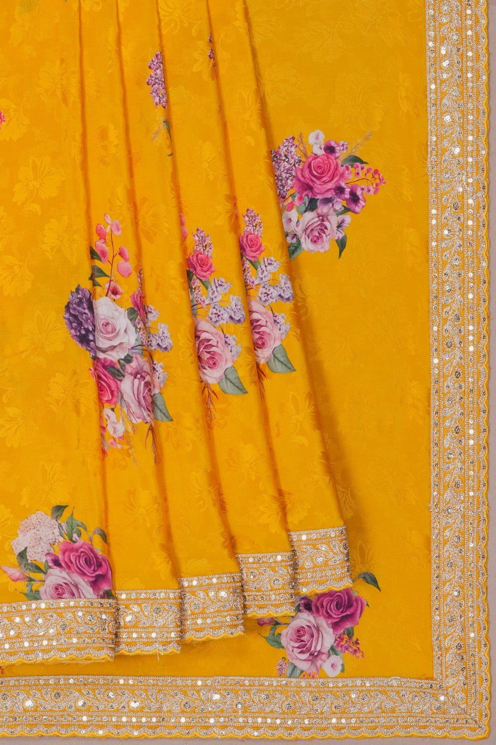 Image of Modern Embroidery Saree