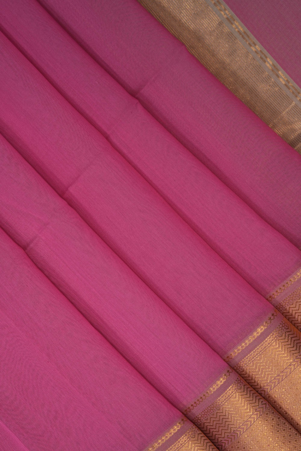 Image of Pink Maheshwari Silk Cotton Saree