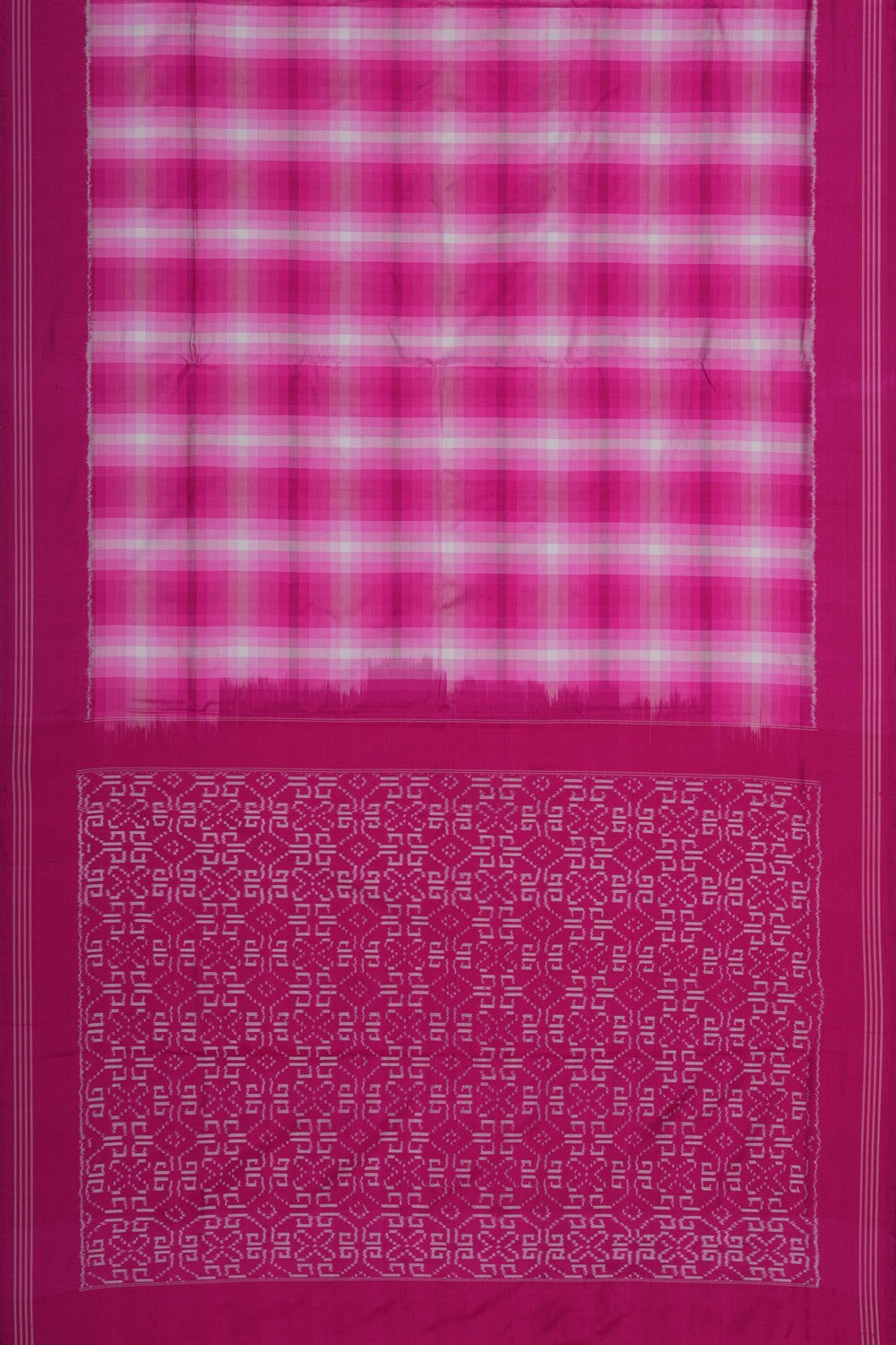 Image of Pink Pochampally Silk Saree