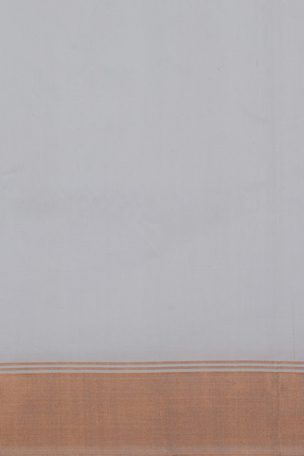 Image of Chanderi Silk Cotton Off-White Saree