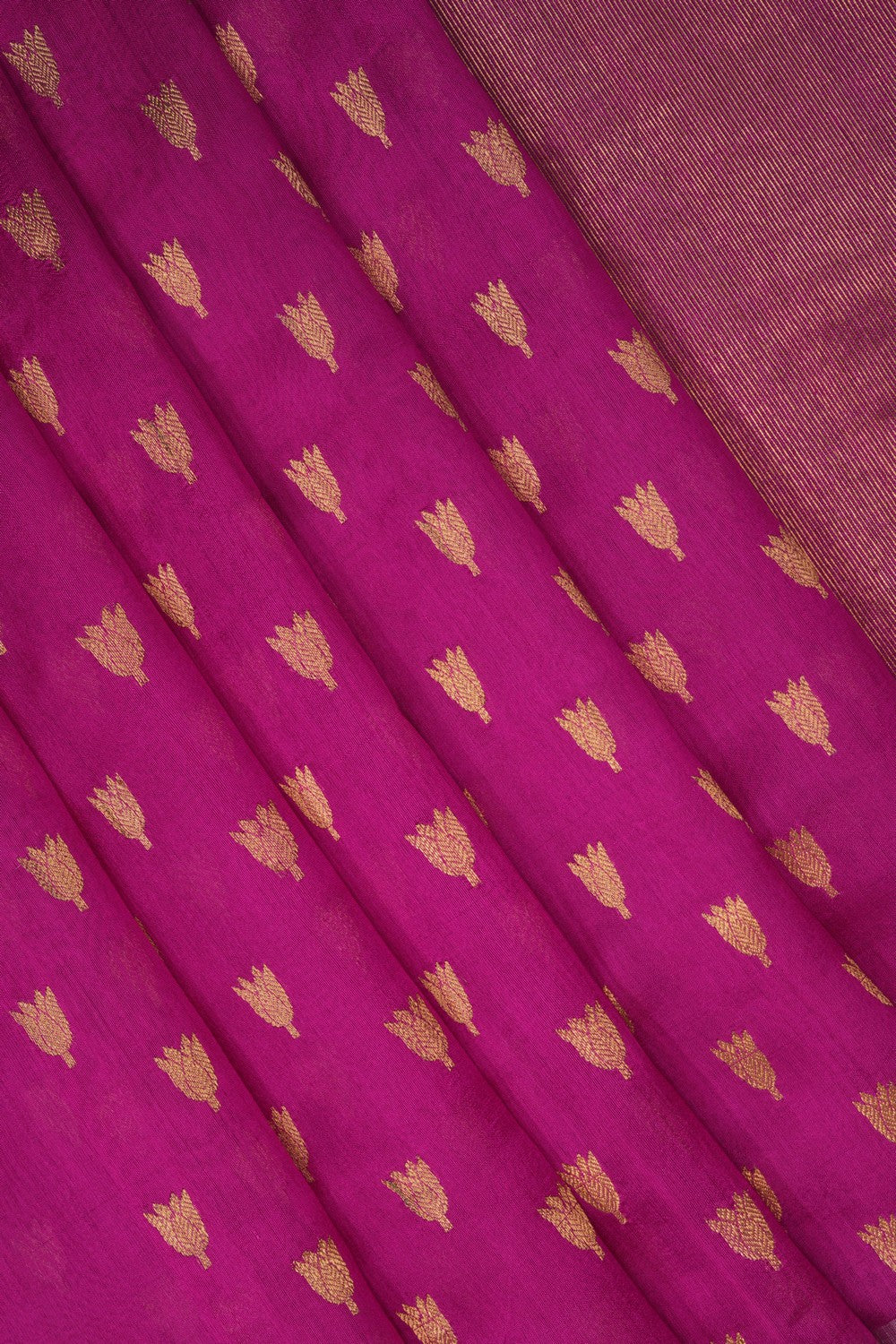 Image of Pink Chanderi Silk Saree