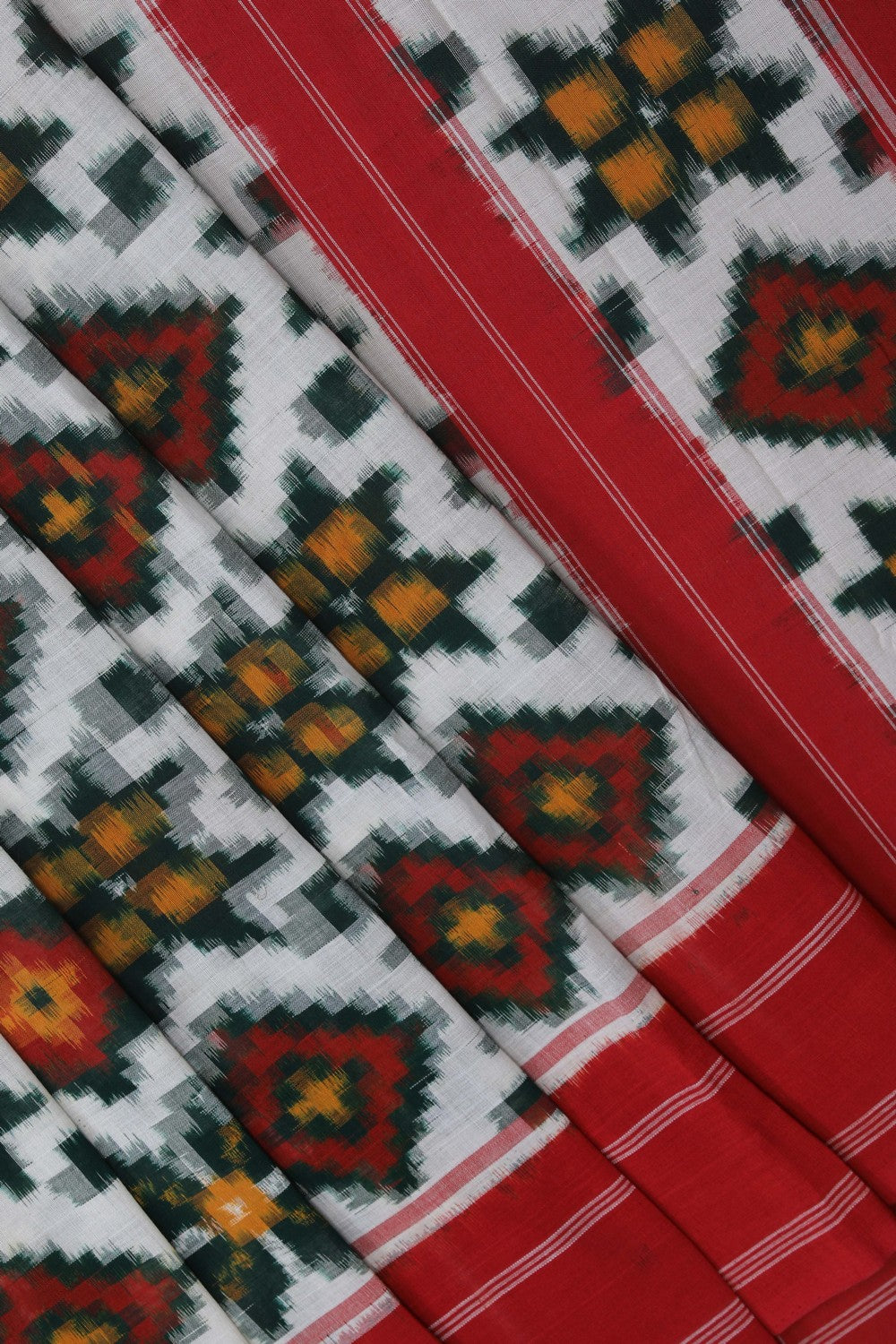 Image of Pochampally Ikat Cotton Saree