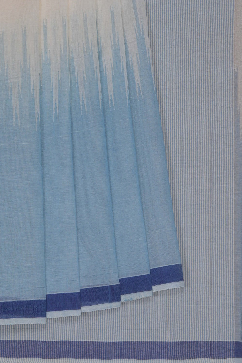 Image of Ponduru Cotton Off-White Saree
