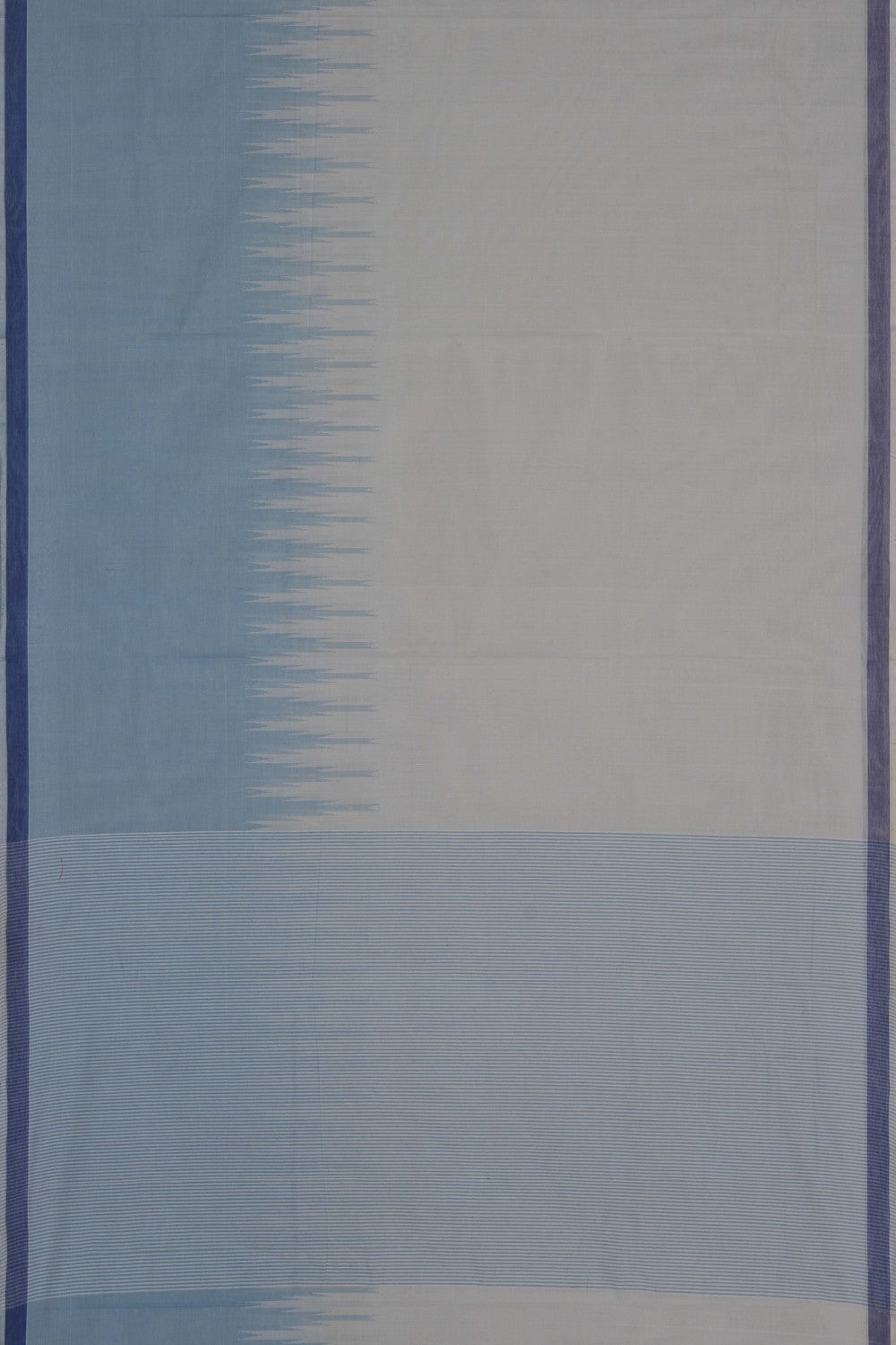 Image of Ponduru Cotton Off-White Saree