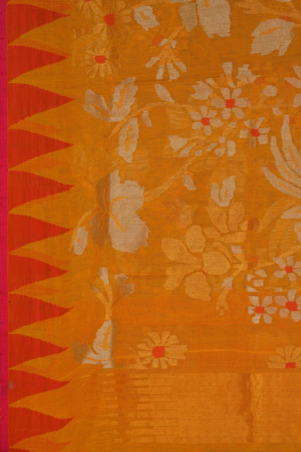 Image of Mustard Uppada Cotton Dupatta