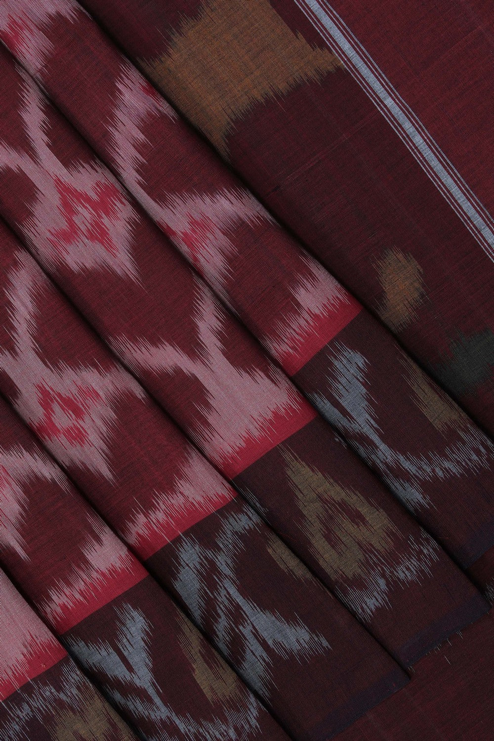 Image of Pochampally Ikat Cotton Saree