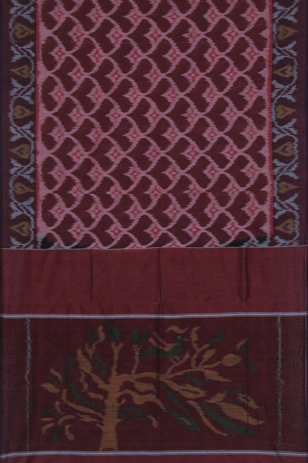 Image of Pochampally Ikat Cotton Saree