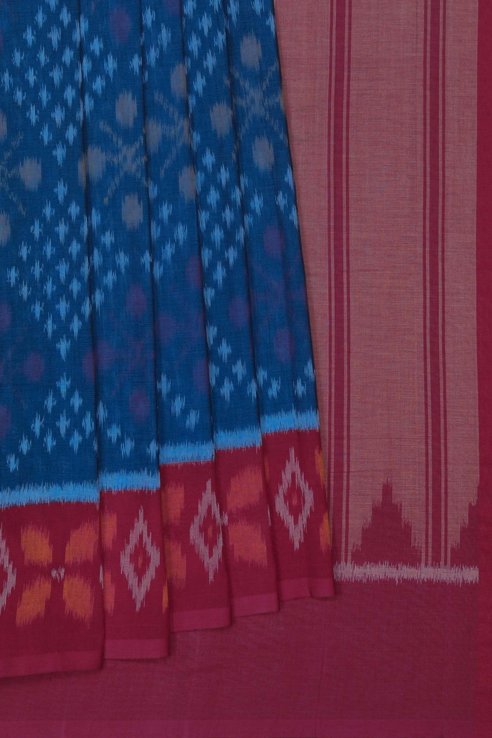Image of Pochampally Ikat Cotton Saree
