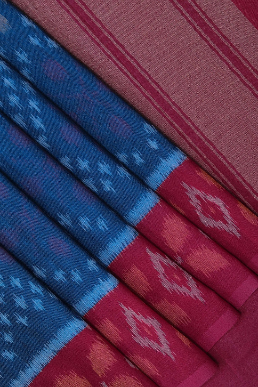 Image of Pochampally Ikat Cotton Saree