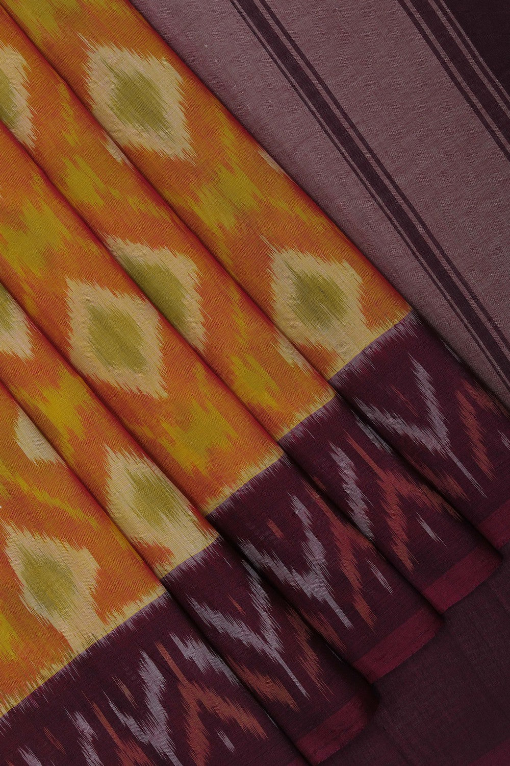 Image of Pochampally Ikat Cotton Saree