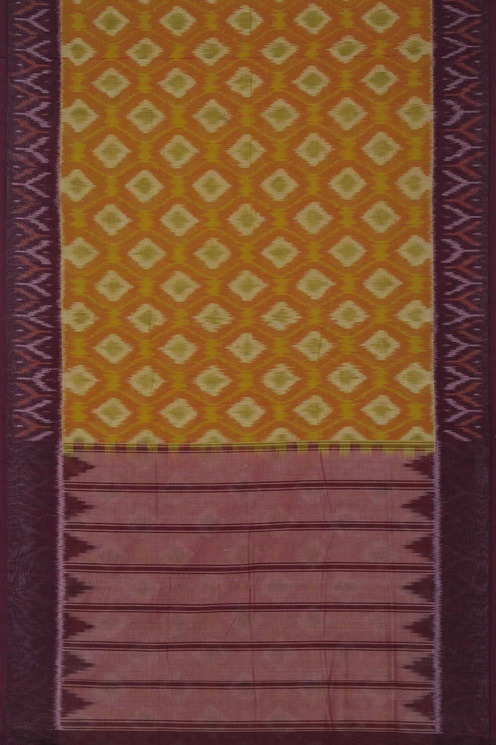 Image of Pochampally Ikat Cotton Saree