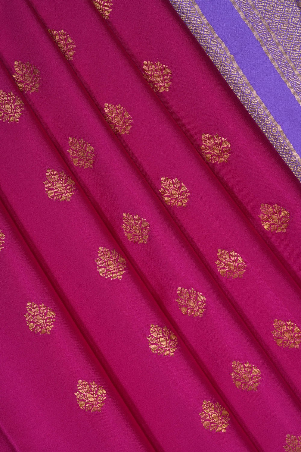 Image of Pink Crepe Silk Saree