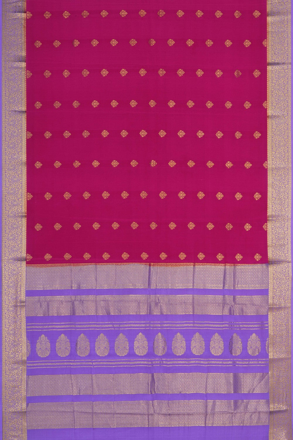 Image of Pink Crepe Silk Saree