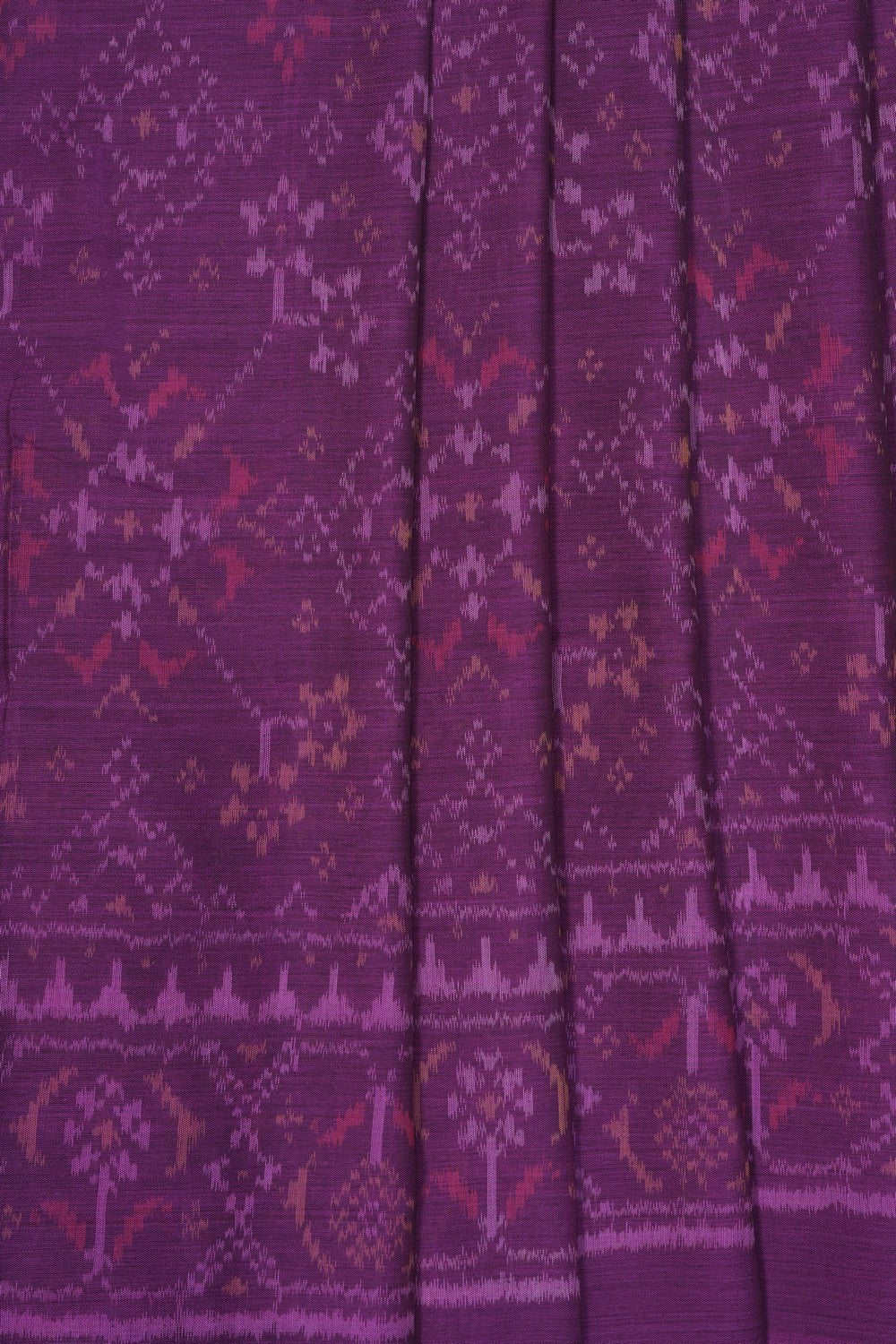 Image of Purple Rajkot Cotton Saree