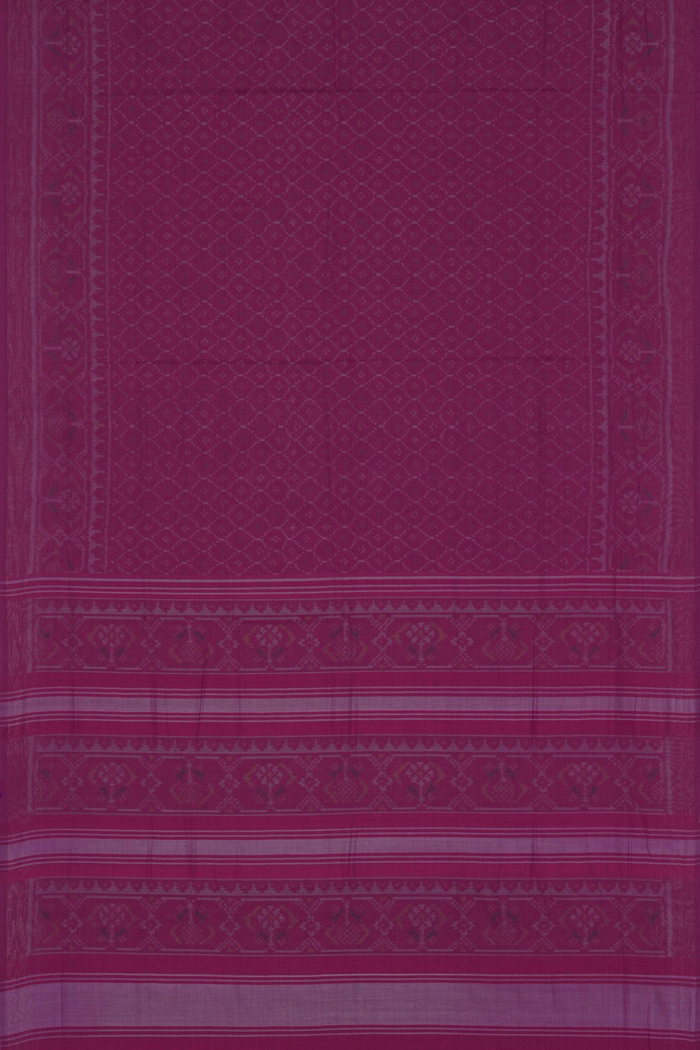 Image of Pink Rajkot Cotton Saree