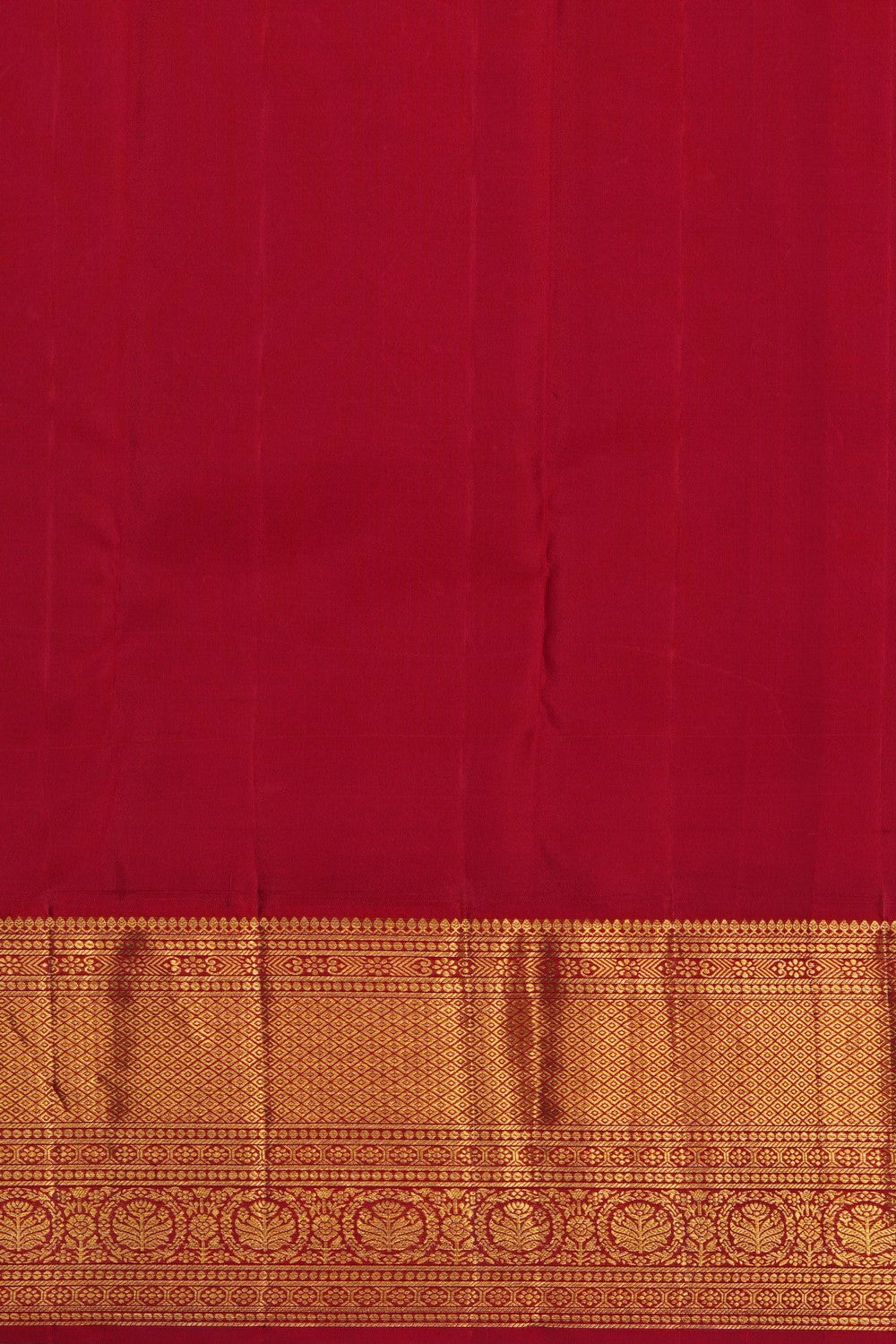 Image of Off-White Brocade Kanchipattu Saree