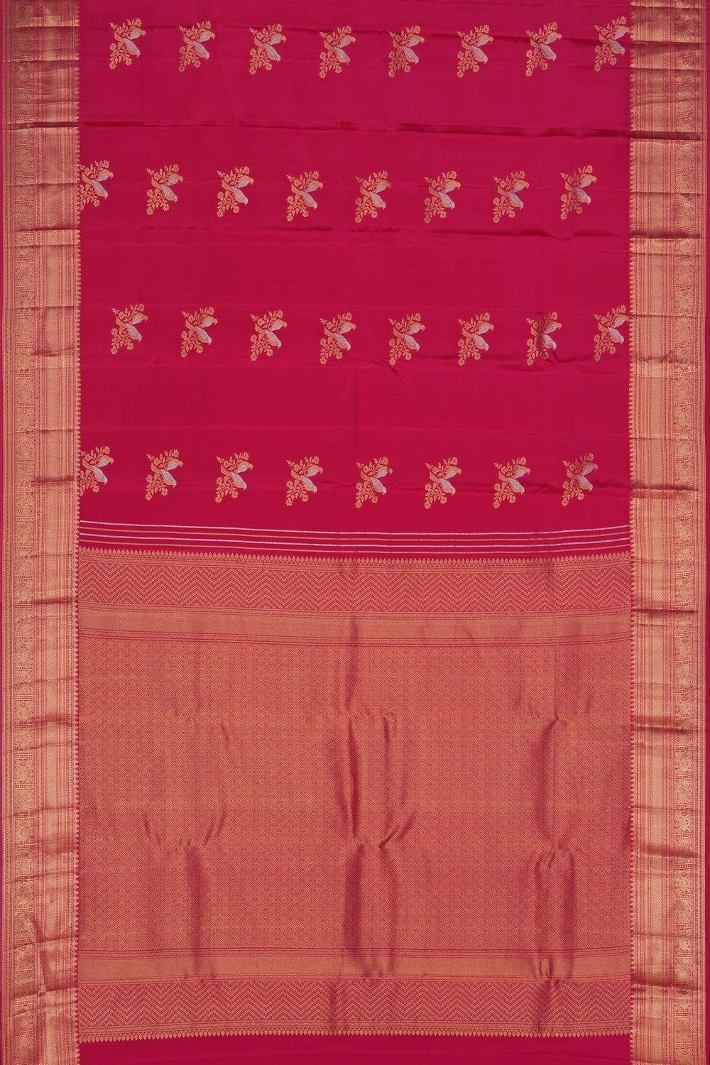 Image of Pink South Silk Saree