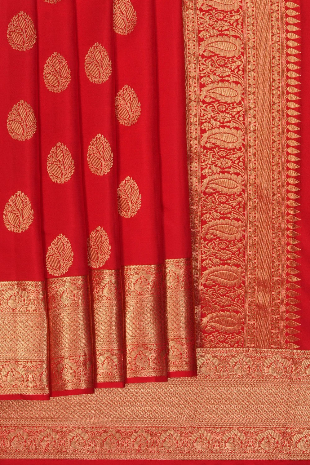 Image of Red South Silk Saree
