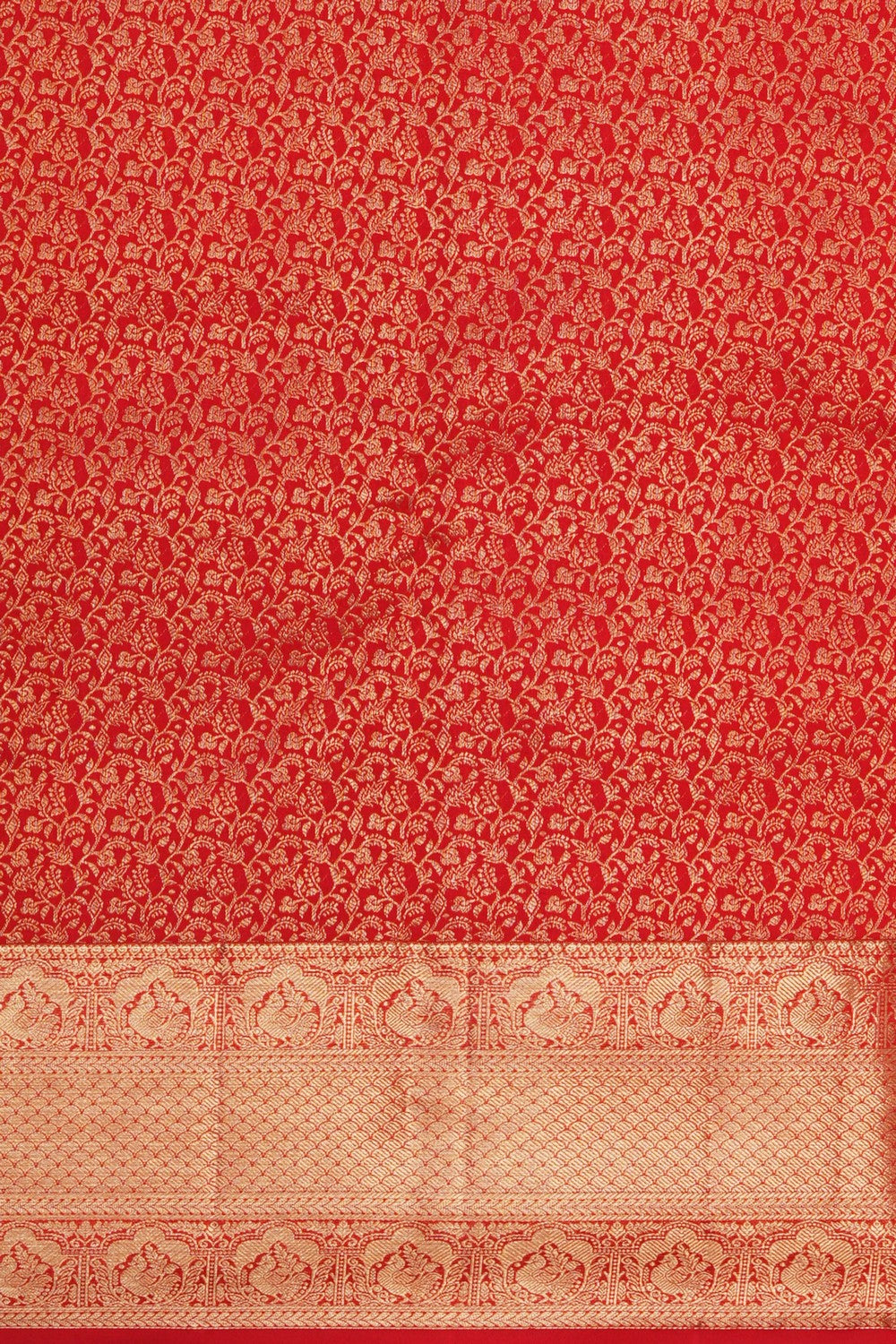 Image of Red South Silk Saree
