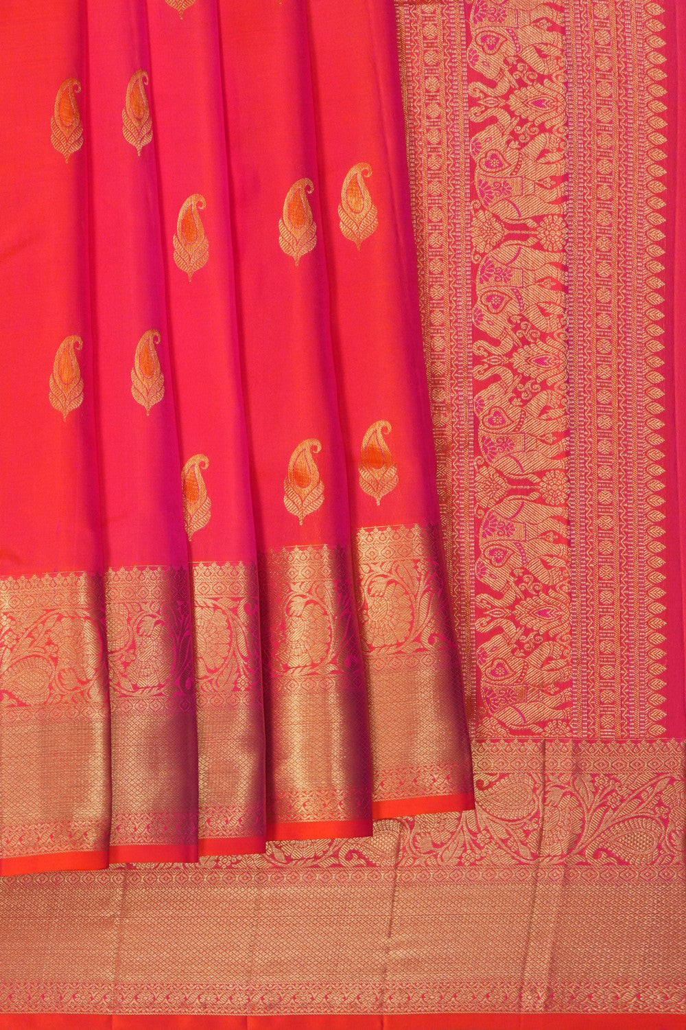 Image of Pink South Silk Saree