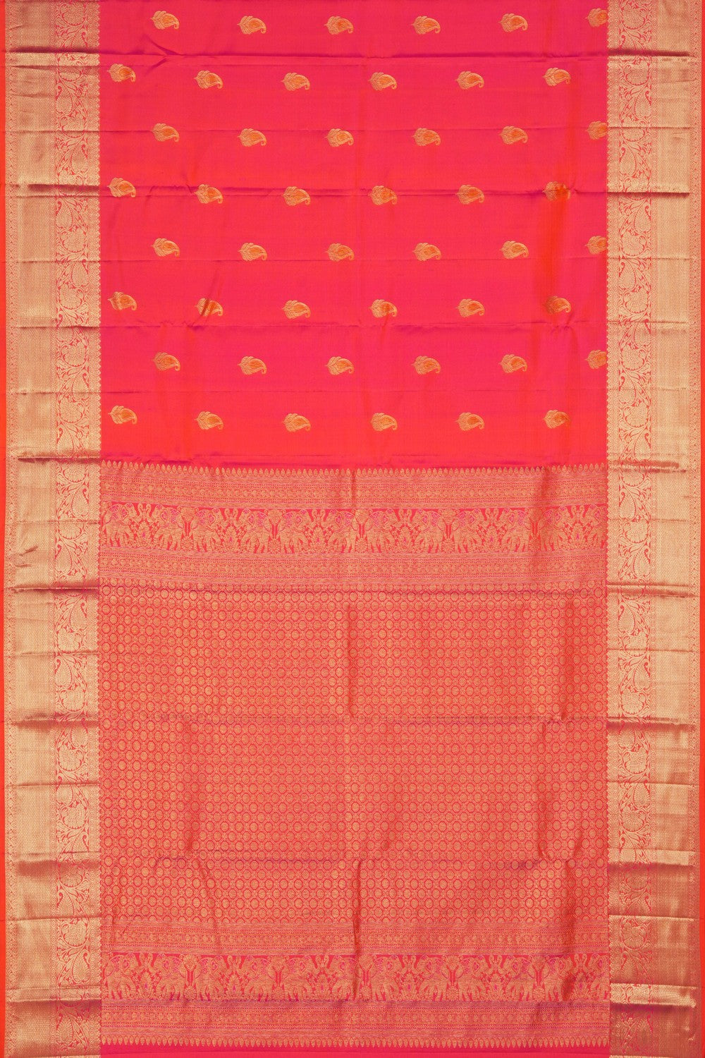 Image of Pink South Silk Saree