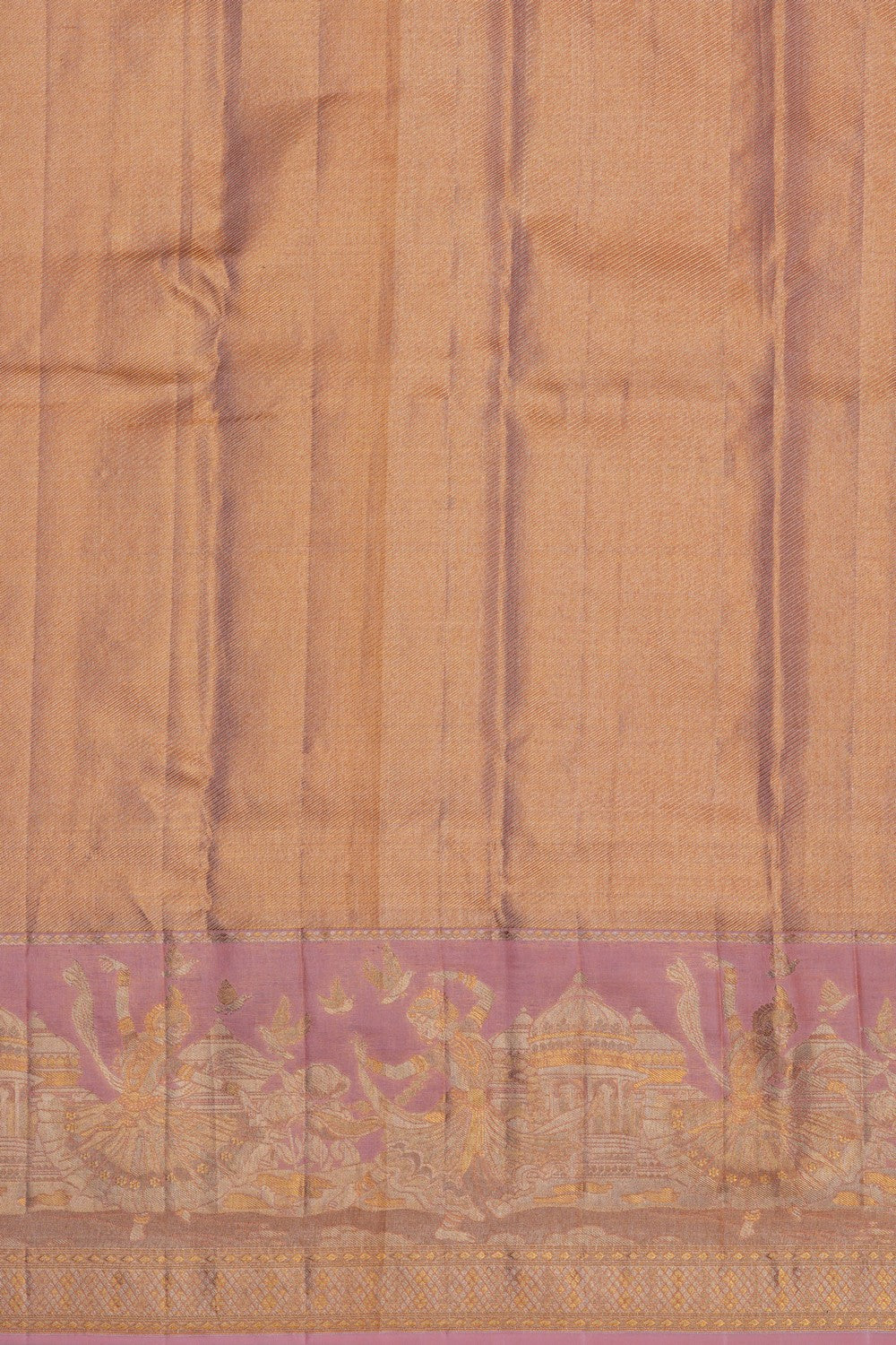 Image of Gold Tissue Brocade Kanchipattu Saree