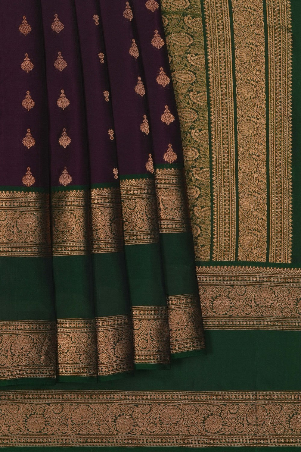 Image of Purple South Silk Saree
