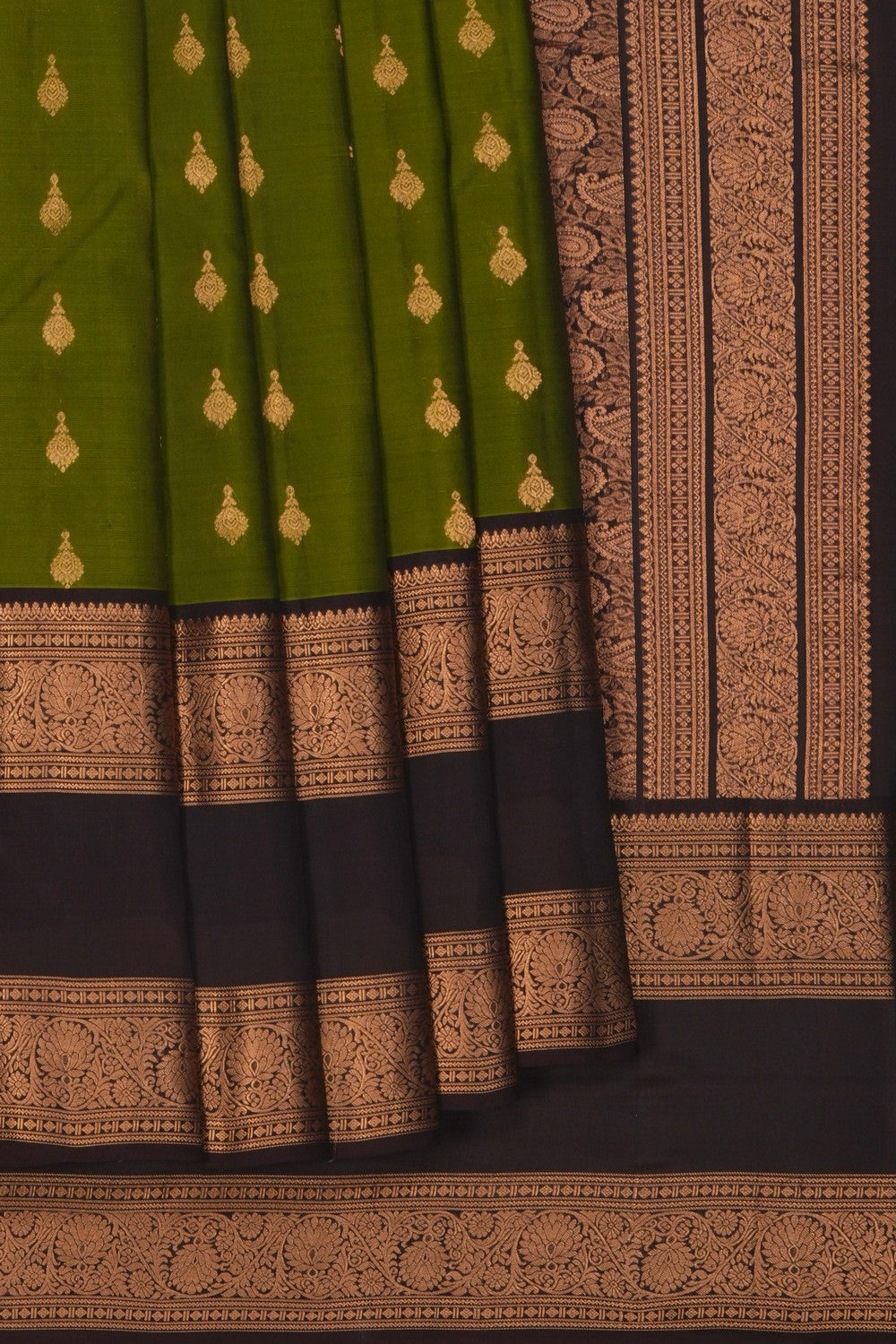 Image of Green South Silk Saree