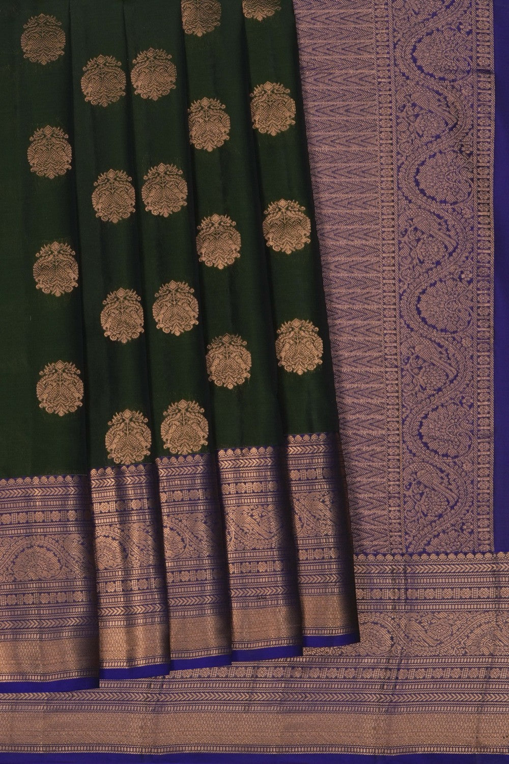 Image of Green South Silk Saree