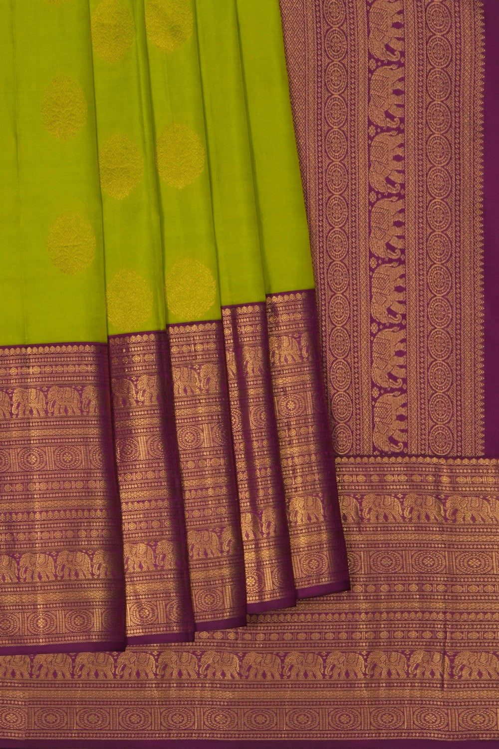 Image of Green South Silk Saree