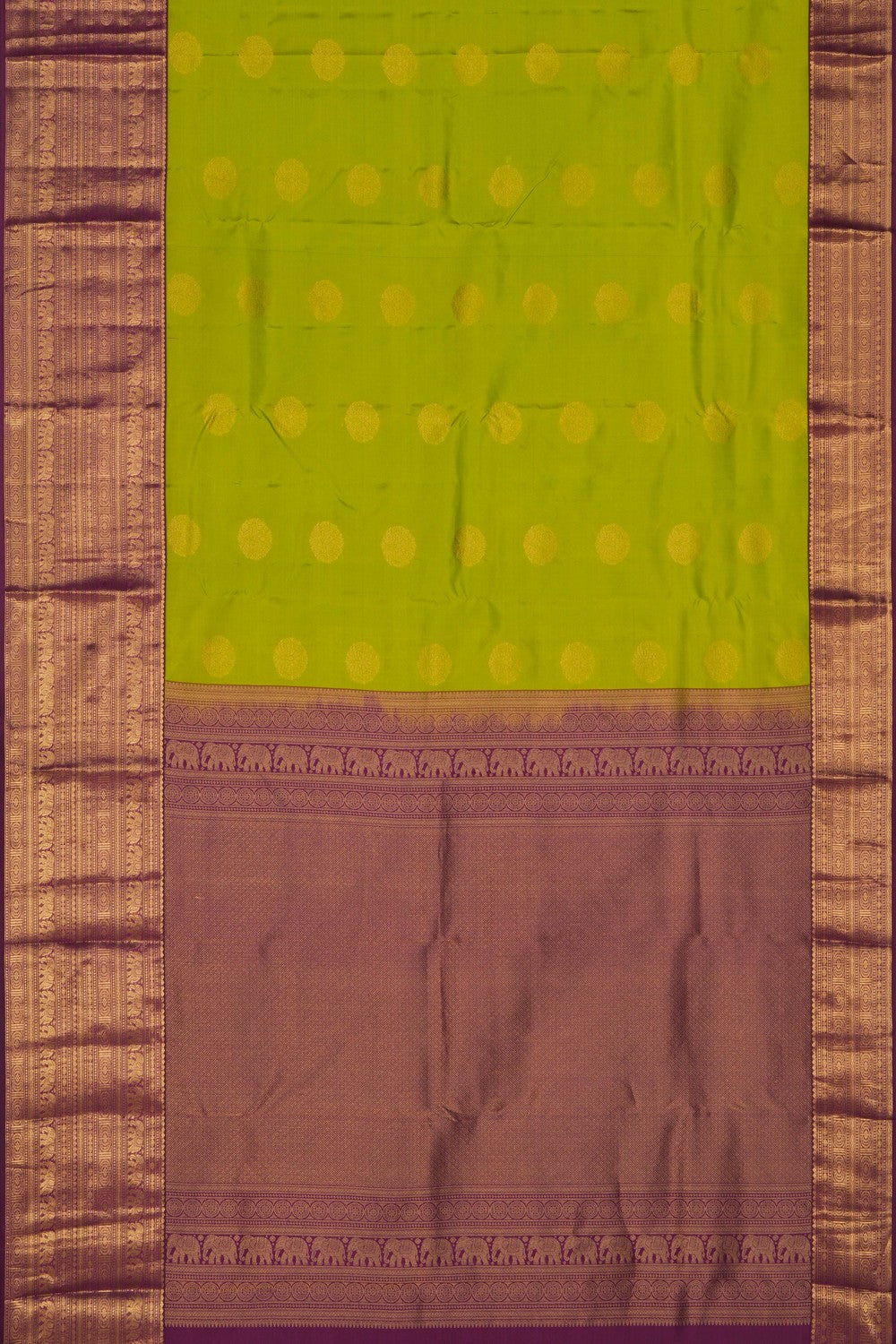 Image of Green South Silk Saree
