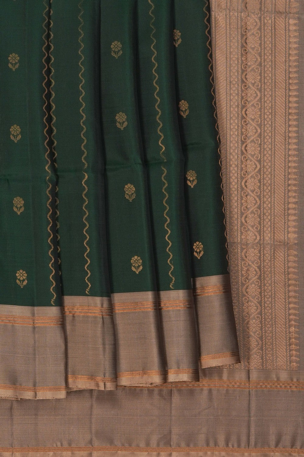 Image of Green South Silk Saree