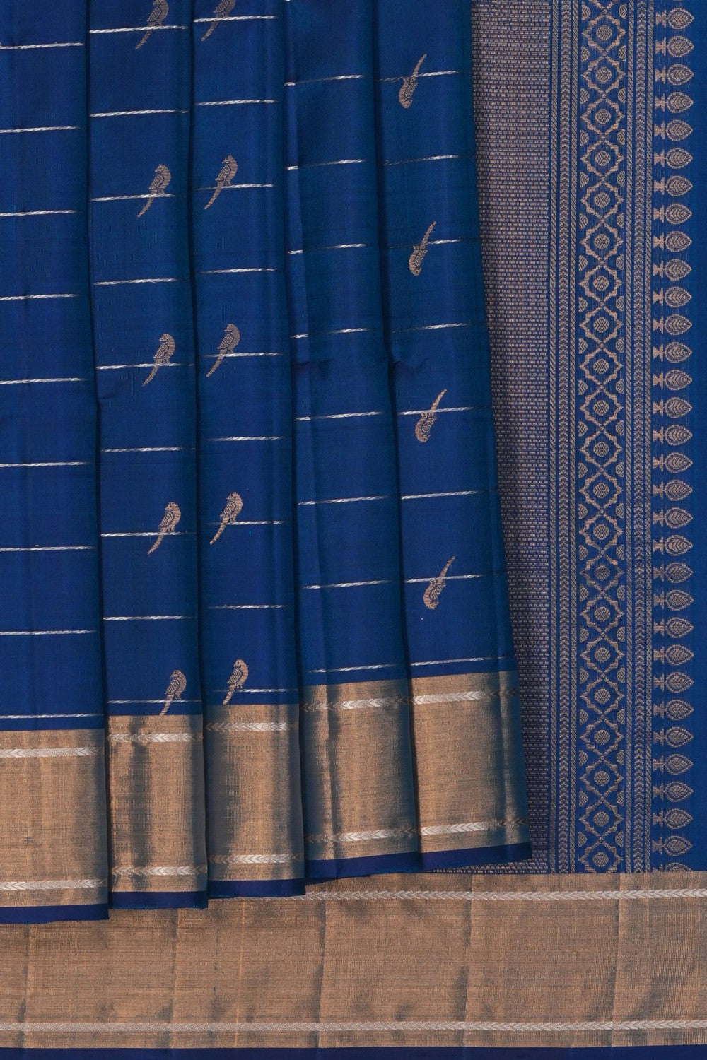 Image of Blue South Silk Saree