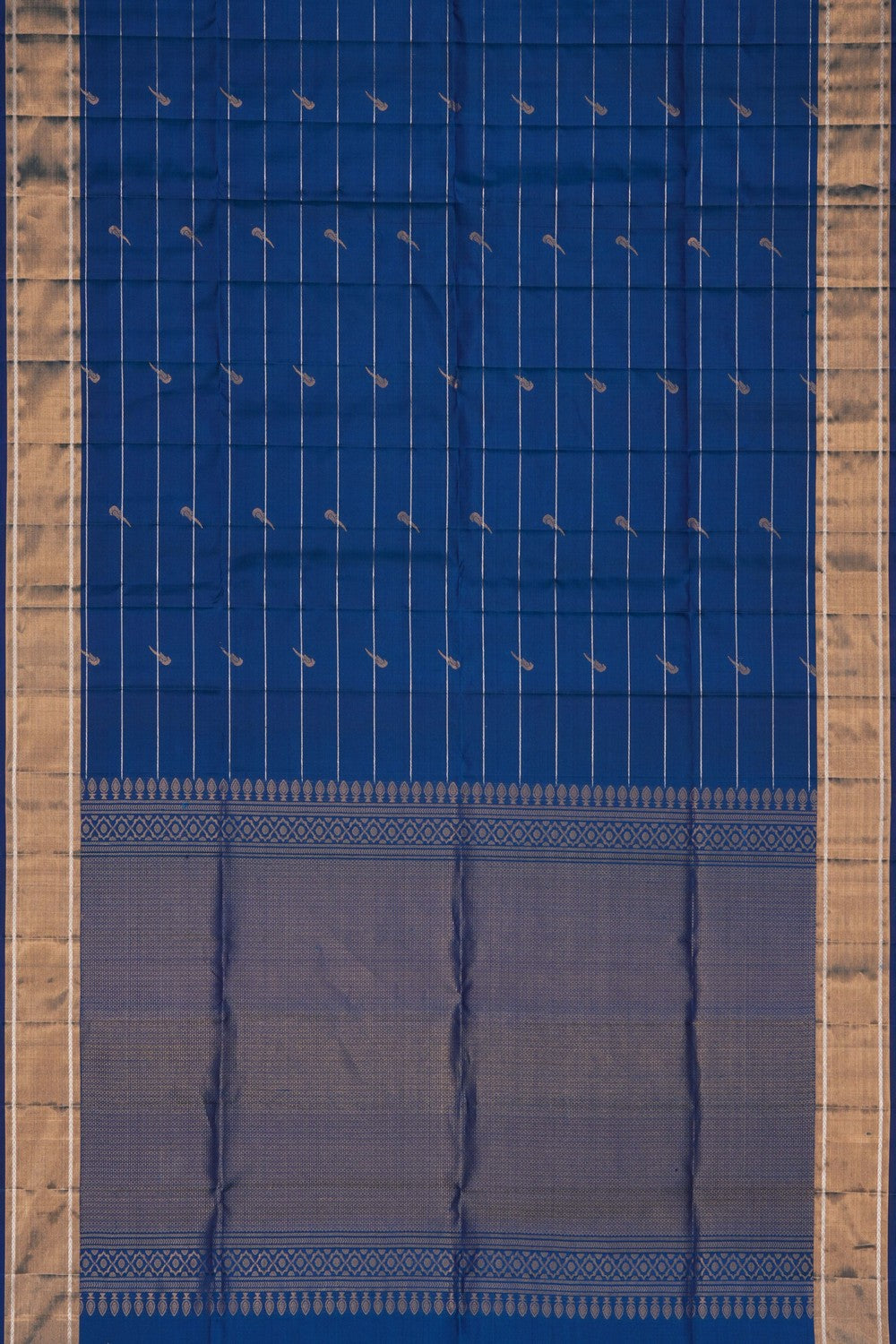 Image of Blue South Silk Saree