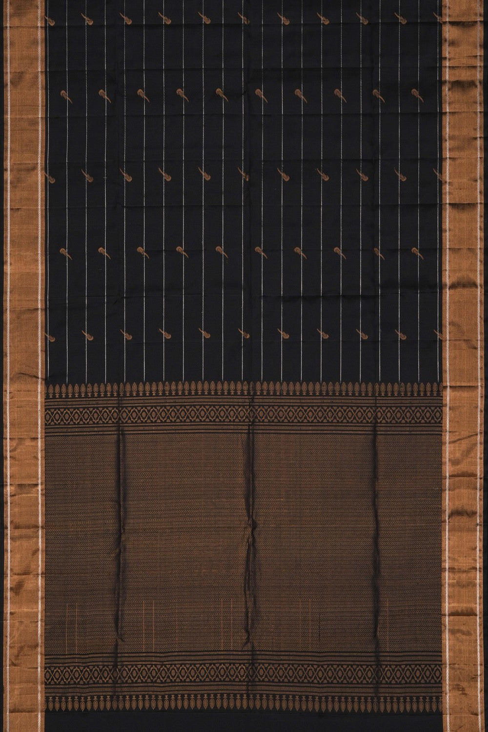 Image of Black South Silk Saree