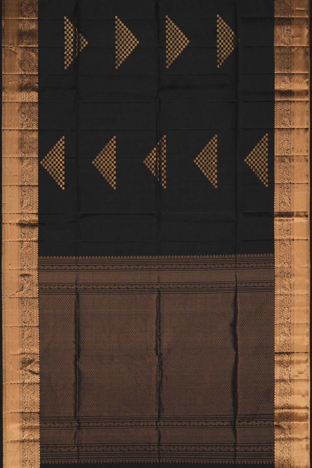 Image of Black South Silk Saree