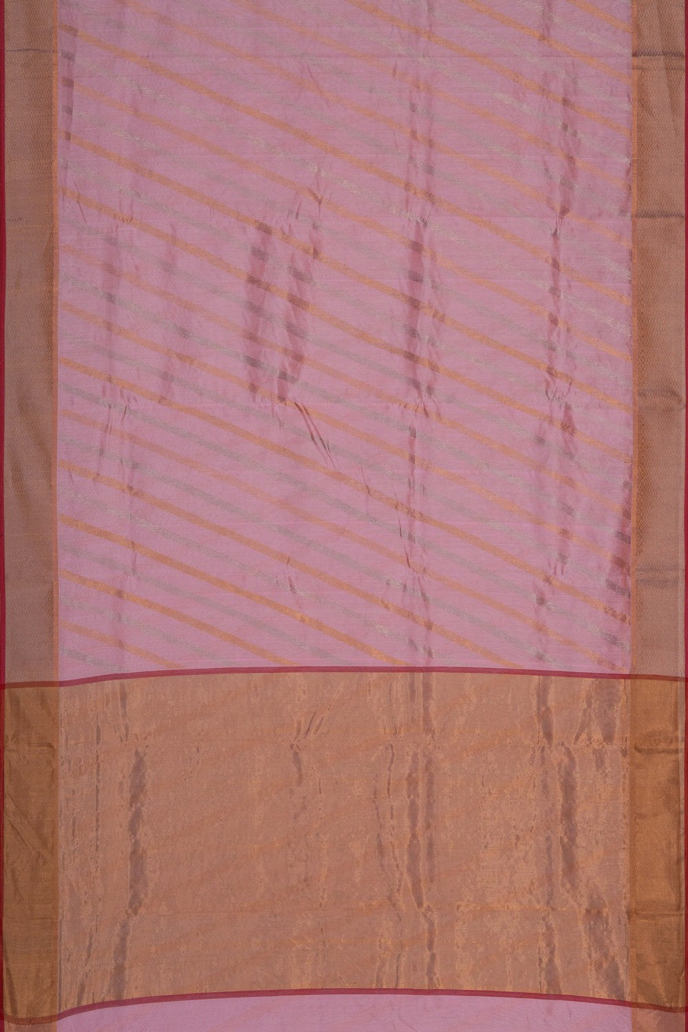 Image of Pink Chanderi Silk Cotton Saree