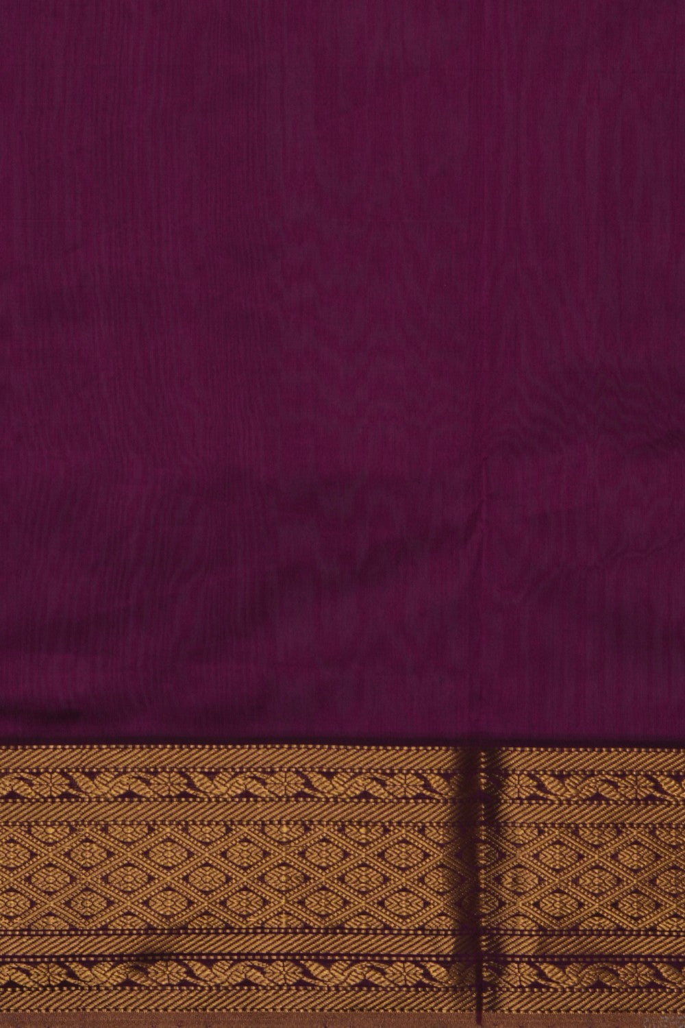 Image of Purple Chanderi Silk Cotton Saree