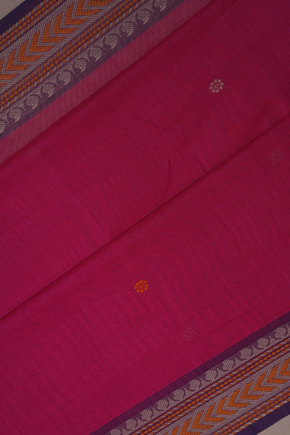 Image of Pink South Cotton Saree