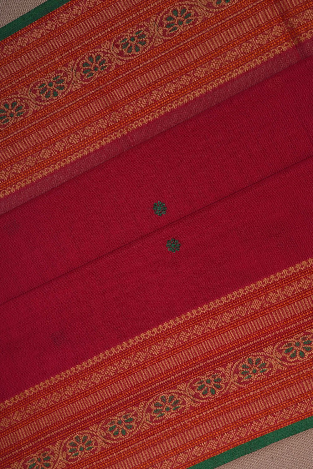 Image of South Cotton Pink Saree