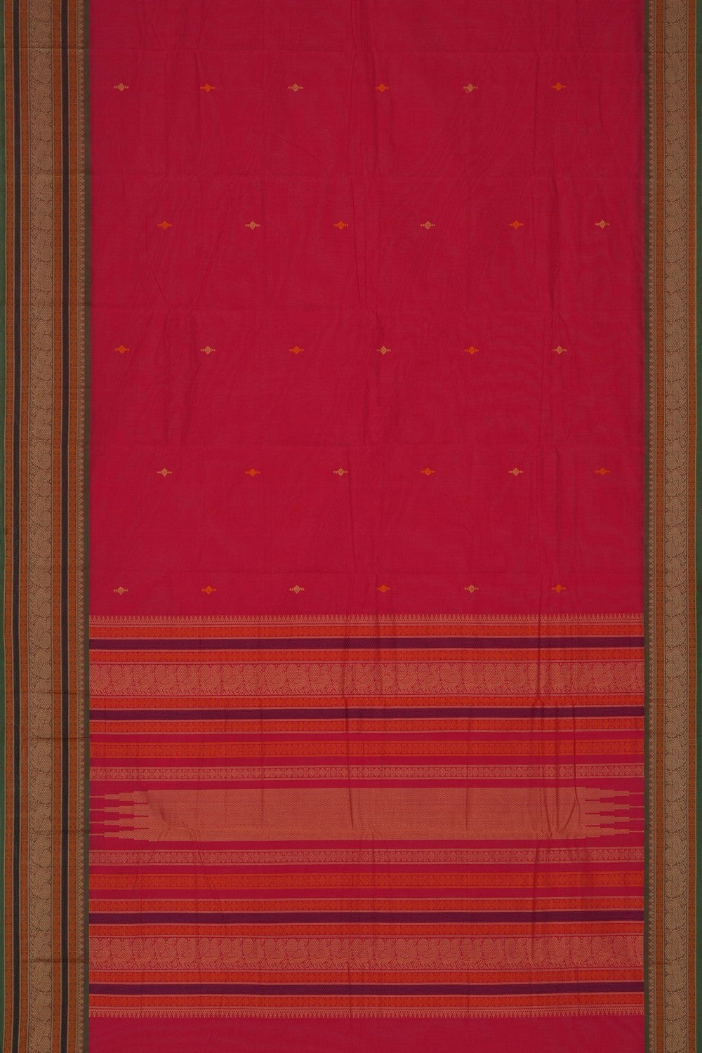 Image of South Cotton Pink Saree